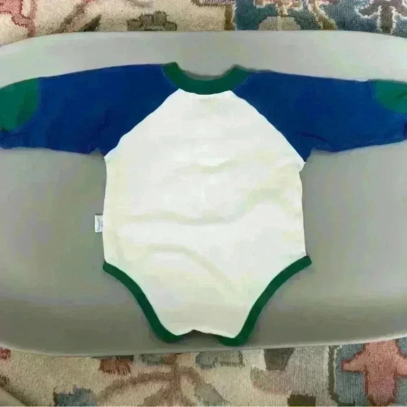 Vintage 100% cotton 90s basketball slam dunk bodysuit. - Picture 2 of 4